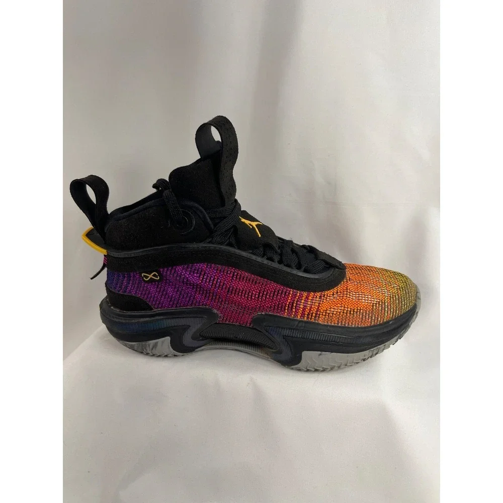 Air Jordan Nike Men's Size 5 Year of the Tiger 36 Black Orange Pink CZ2650-002